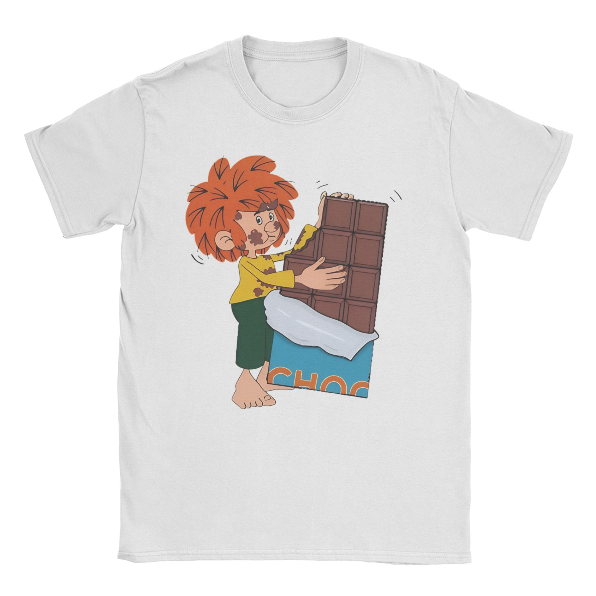 Food Grocery Snacks - Men Women T-Shirt Pumuckl eats Giant