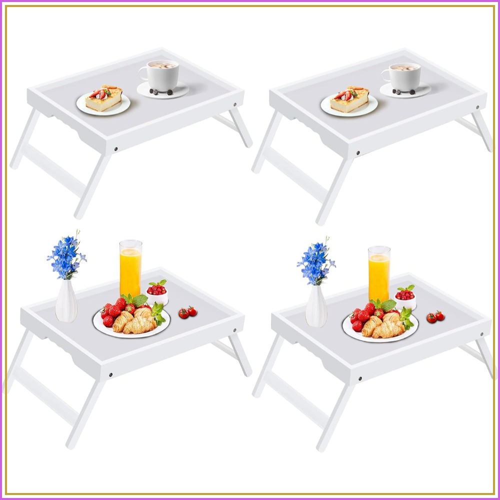 Folding Bed Tray Table with Le - đánh giá và giá Food Snacks To Eat