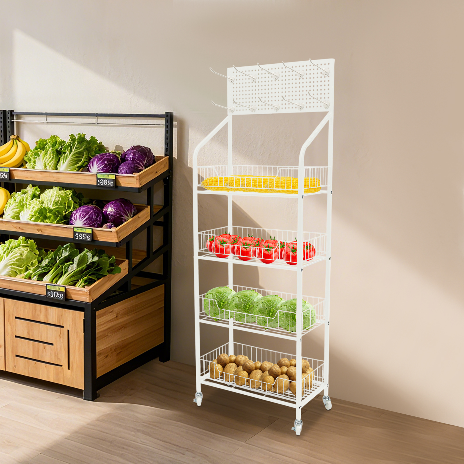 4-Tier Commercial Retail Displ - đánh giá và giá Food Snacks High In Iron