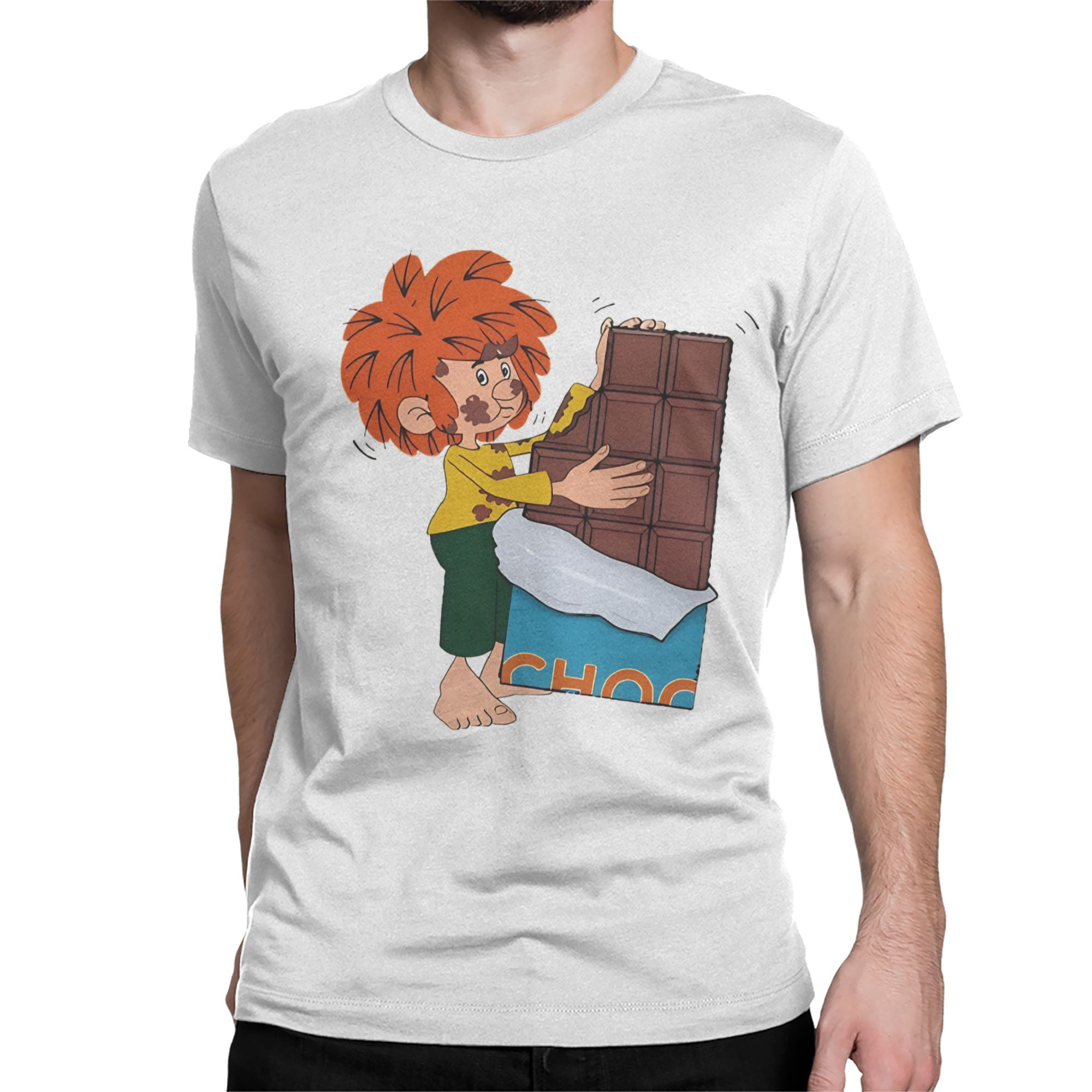 Men Women T-Shirt Pumuckl eats - đánh giá và giá Food Grocery Snacks