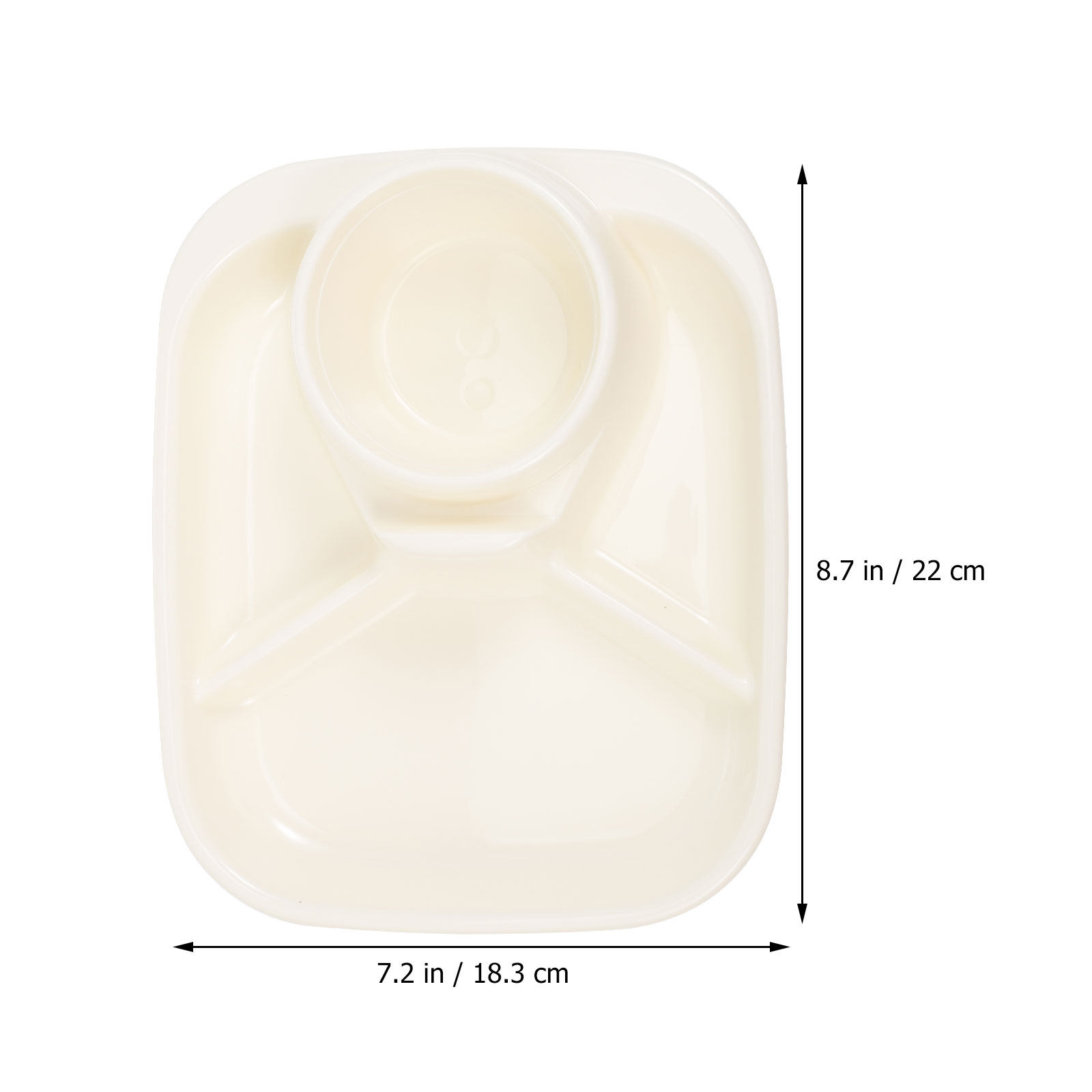 2Pcs Plastic Divided Plate Lov - đánh giá và giá Food Snacks For Weight Loss