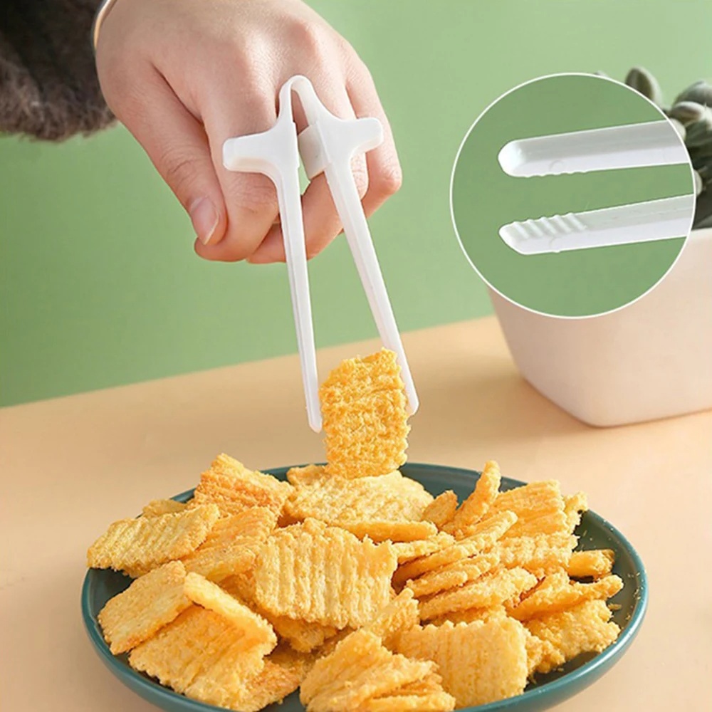 1PC Plastic Finger Snack Chops - đánh giá và giá Food Snacks To Eat